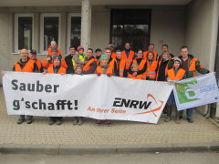Teilnehmer der ENRW-Dorfputzete in Stetten