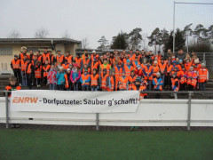 Jugendakademie des SV Zimmern nahm an ENRW-Dorfputzete teil