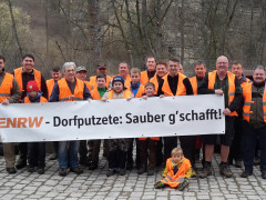 ENRW-Dorfputzete: Rottweiler Sportangler sammelten Müll am Neckar