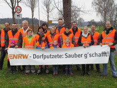 ENRW-Dorfputzete: Aixheimer Narren sammelten Wohlstandsmüll