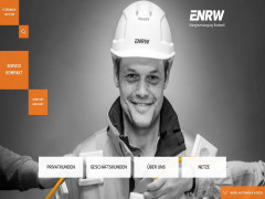 Startseite ENRW-Homepage im Jahr 2016