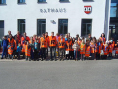 Umweltschützer der ENRW-Dorfputzete in Deilingen