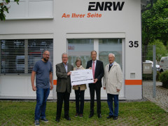 Spendenübergabe der ENRW an die Bürgerstiftung Spaichingen