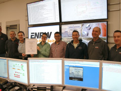 ENRW-Mitarbeiter der Netzleitstelle