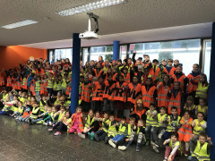 Schüler der Neuwies-Schule Wellendingen engagierten sich bei der ENRW-Dorfputzete.