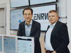 Stefan Kempf und Holger Hüneke, Geschäftsführung der ENRW