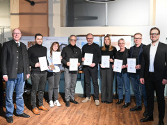 Preisverleihung zum Beispielhaften Bauen Landkreis Rottweil 2016-2025 in der Markthalle in Rottweil